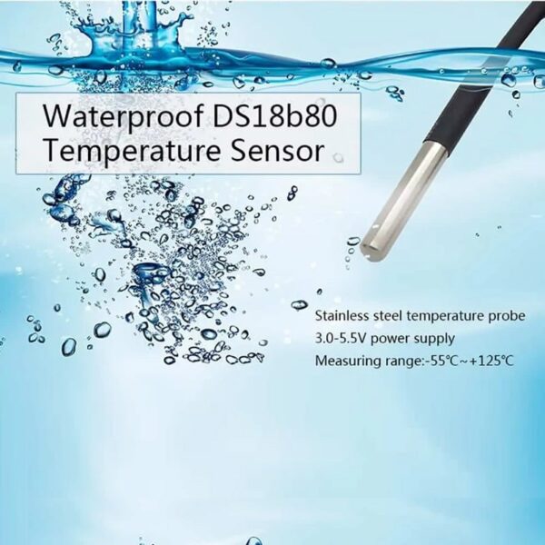 Датчик – DS18B20 – сензор за температура с налична водоустойчивост - Sonoff-DS18B20-0