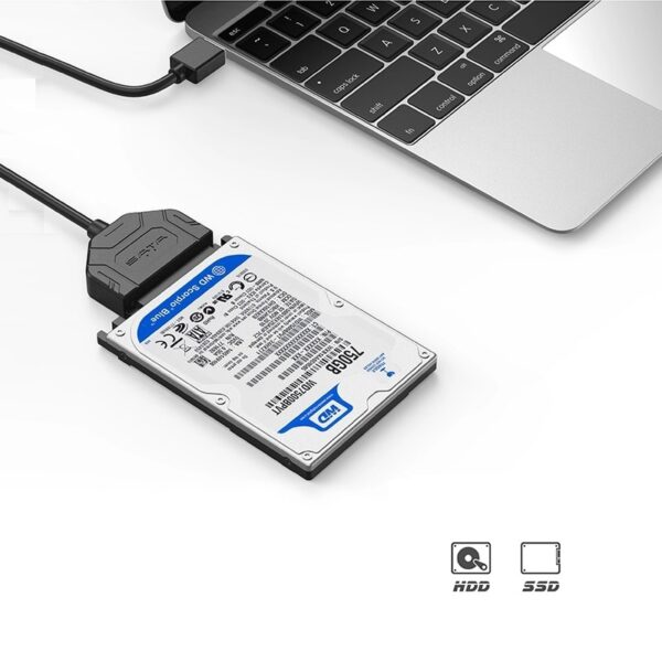 USB 3.0 Кабел за връзка към HDD / SSD SATA 22 Pin 2.5″