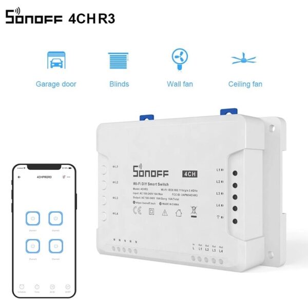 SONOFF 4CH R3 Smart WiFI Switch 02