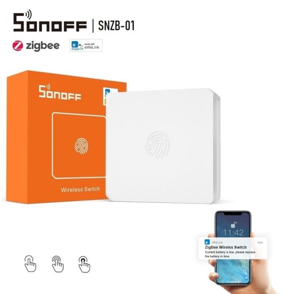 SONOFF SNZB-01 - Zigbee ключ | бутон - SONOFF SNZB-01 - Zigbee Wireless Switch