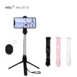 Селфи стик 3 в 1 HSU Mini XT-10 - Tрипoд + Bluetooth дистанционно - Selfie stick 3 in 1 HSU Mini XT-10 - Tripod - Bluetooth remote-10