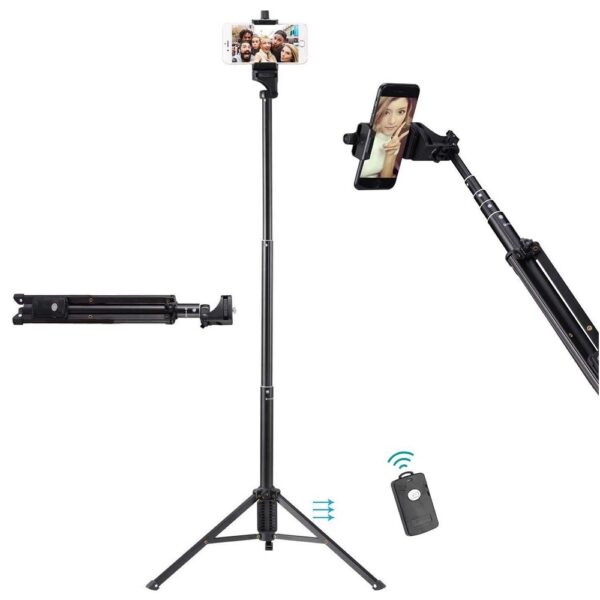 Selfie stick 4 in 1 HSU Monopod All in One - Tripod + Bluetooth remote + Camera stand