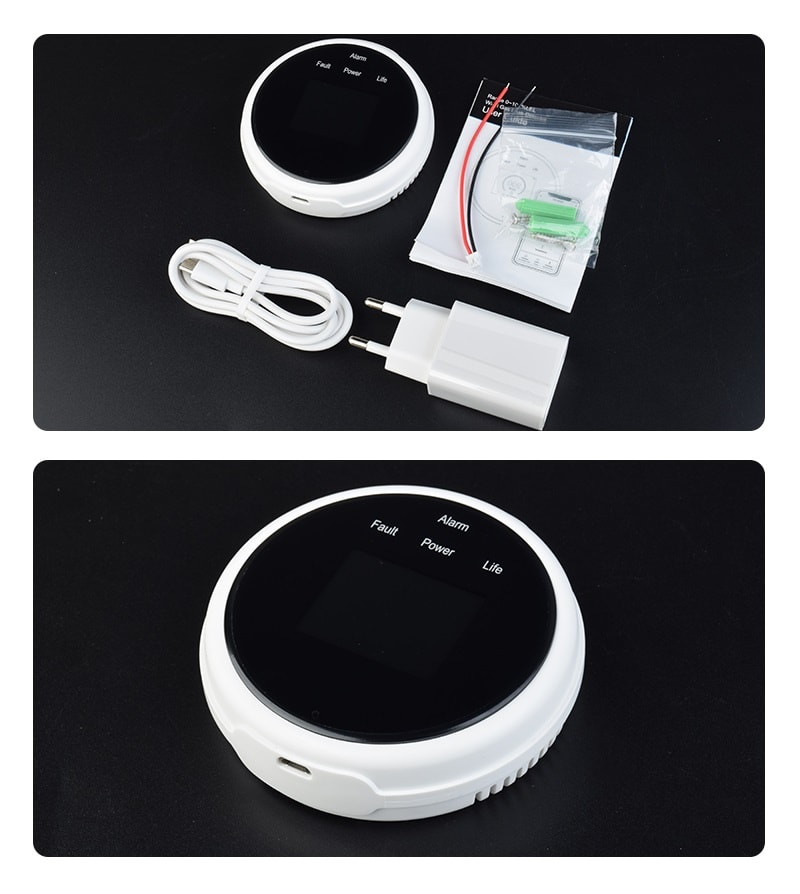 Tuya Smart WiFi Alarm Sensor Natural Gas Leak Detector Gas LCD Display LPG Tester 20