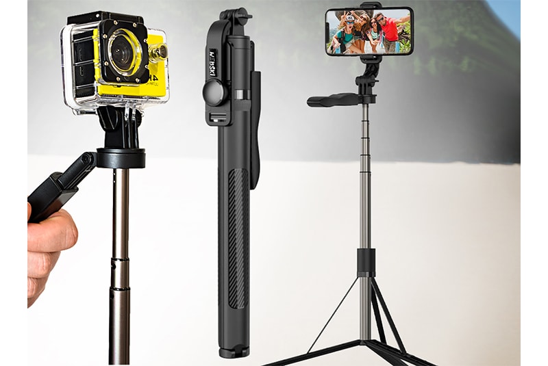 l05 149 cm selfie stick with tripod for phone and sports cameras06
